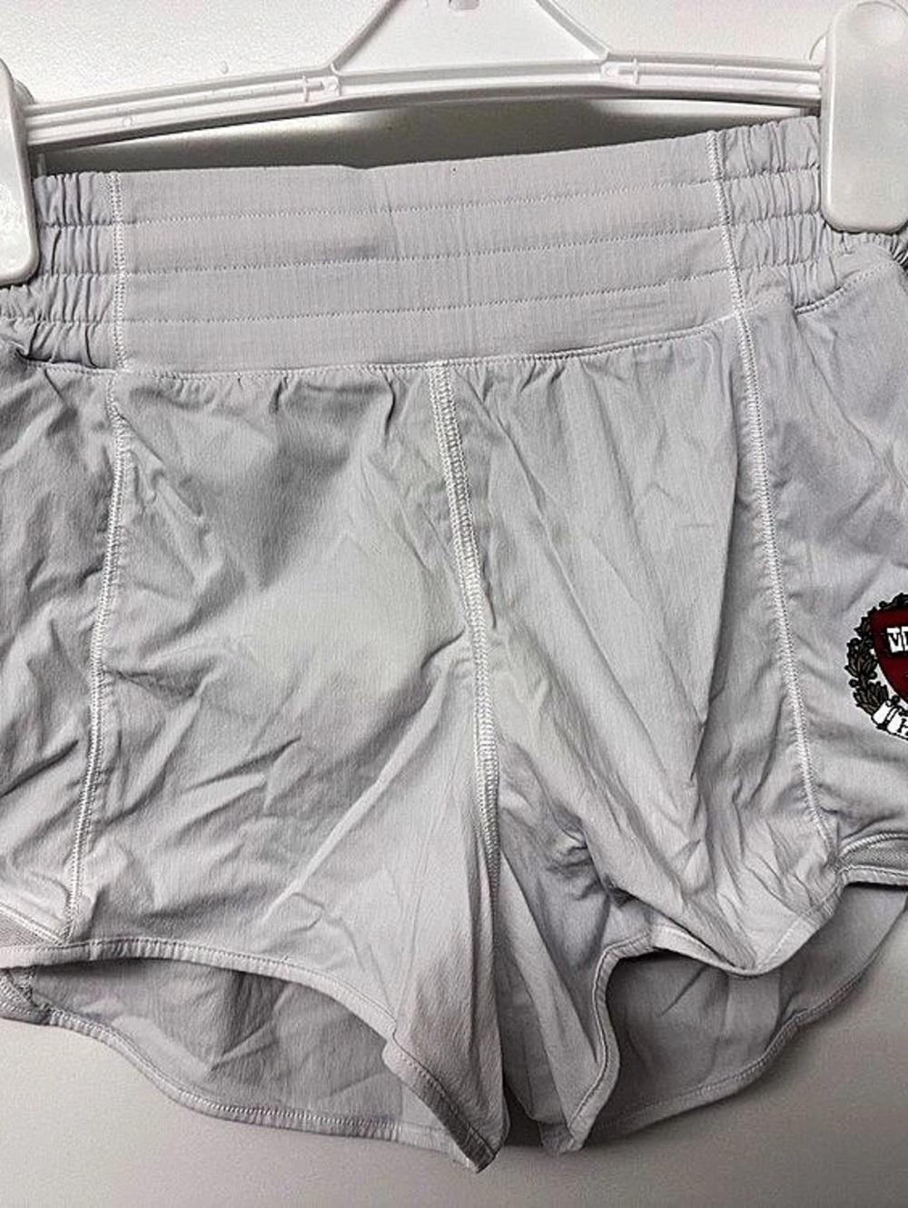 lululemon Hotty Hot High-Rise Lined Short 4" Harvard University Athletic Shorts